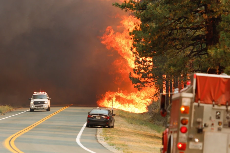 Požar Tamarak na zapadu SAD