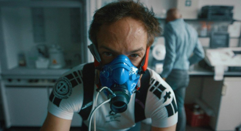 Bryan Fogel in the Netflix documentary, Icarus.