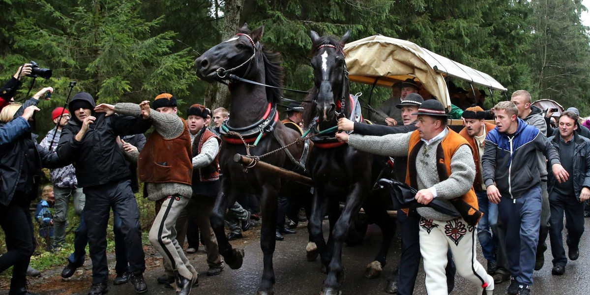 PALENICA BIACZASKA BLOKADA DROGI DO MORSKIEGO OKA