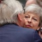 Brytyjska premier Theresa May i szef KE Jean-Claude Juncker