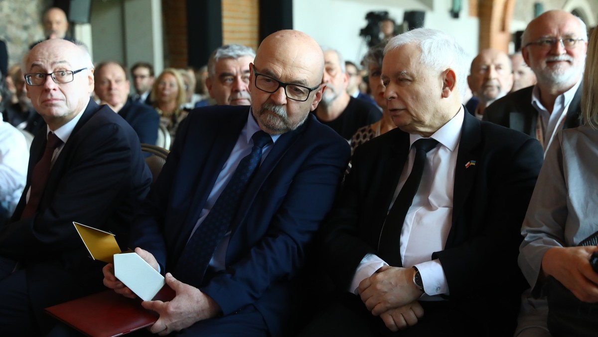 Ryszard Legutko i Jarosław Kaczyński