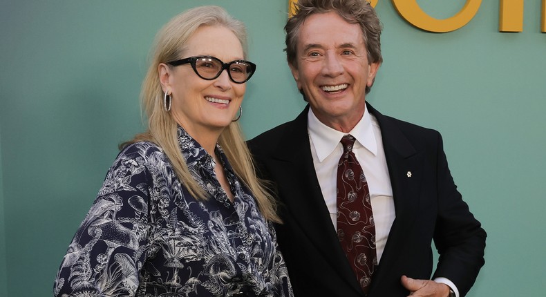 Meryl Streep and Martin Short at the season four premiere of Only Murders in the Building in August.Kevin Winter/Getty Images