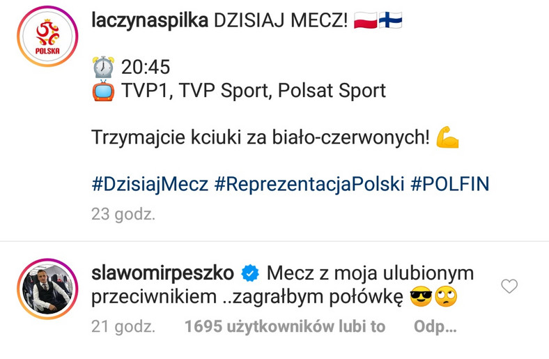 Sławomir Peszko zażartował przed meczem Polska - Finlandia