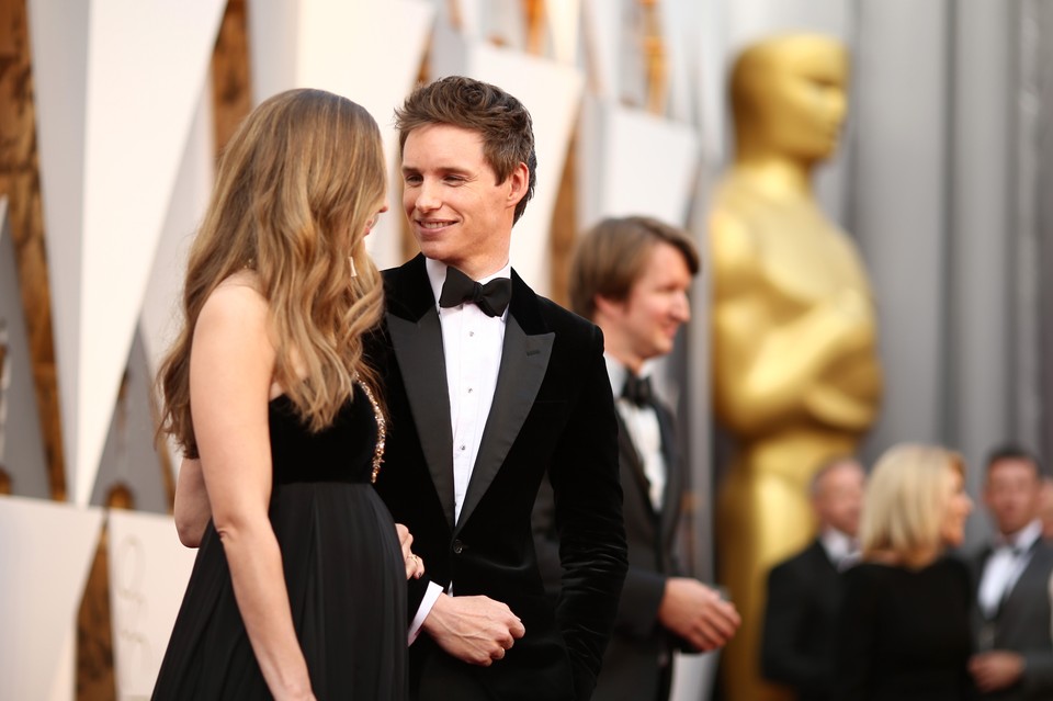 Zakochane pary na rozdaniu Oscarów: Eddie Redmayne i Hannah Bagshawe