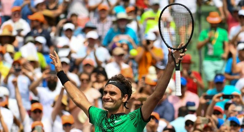 Roger Federer of Switzerland downplayed expectations for the French Open, which he has won just once