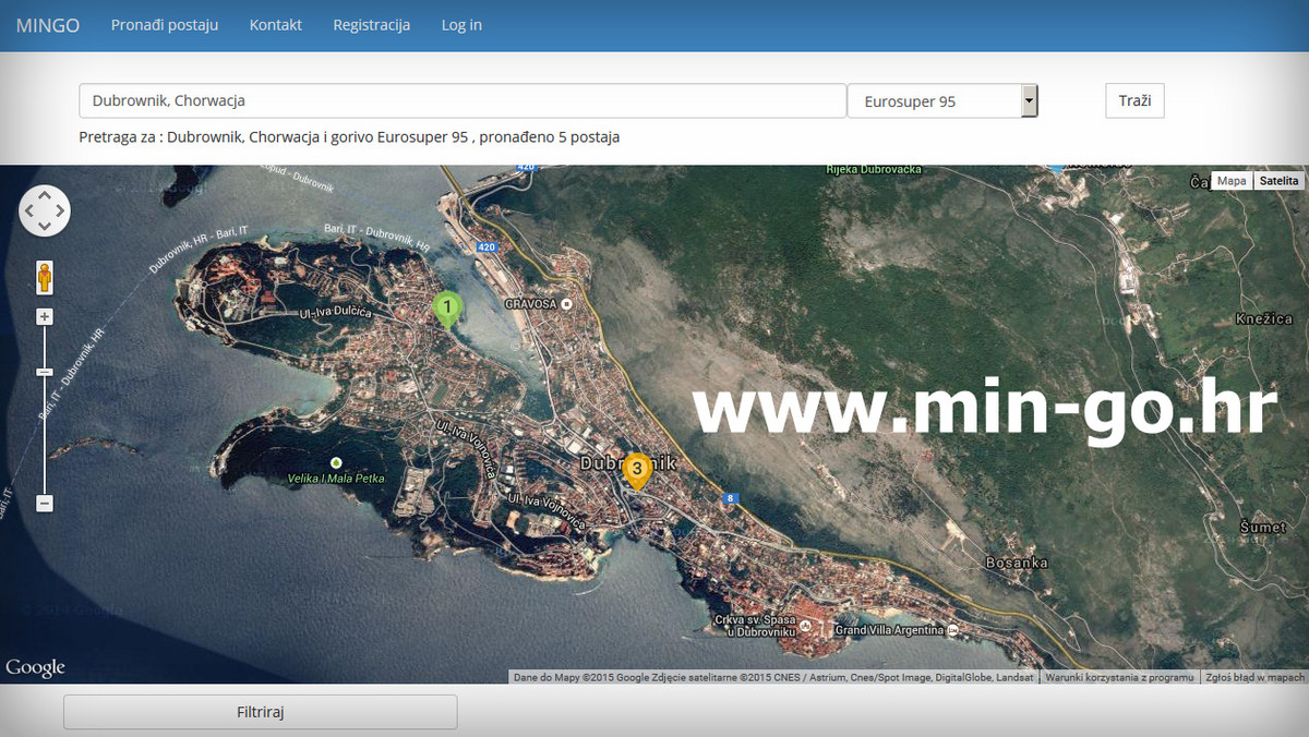 Jeśli w najbliższe wakacje jedziecie samochodem do Chorwacji, niewykluczone, że nowa rządowa wyszukiwarka stacji benzynowych pozwoli wam nieco zaoszczędzić na kosztach paliwa.