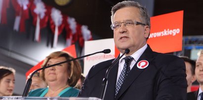 Wygrał Komorowski. Duda drugi, traci 7,5%