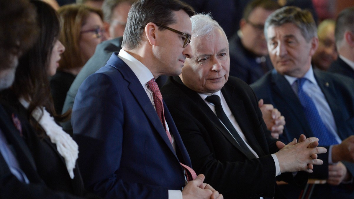 Mateusz Morawiecki i Jarosław Kaczyński