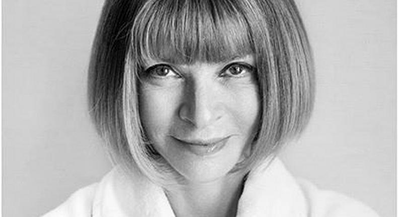 Anna Wintour for Mario Testino's 'Towel Series'