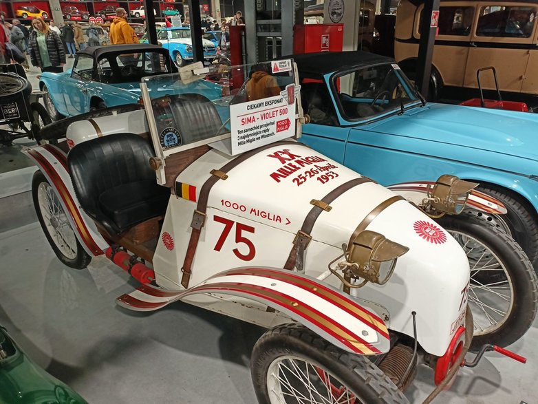 Sima Violet 500 przejechał 3 najsłynniejsze we Włoszech rajdy - Mille Miglia
