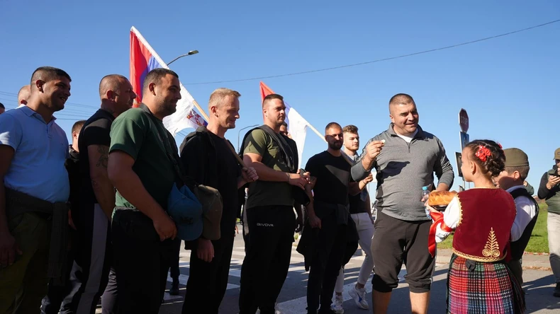 Srbi sa KiM u Gornjem Milanovcu