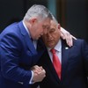 Robert Fico i Viktor Orban na samitu Evropskog saveta u Briselu 20. marta 2025.