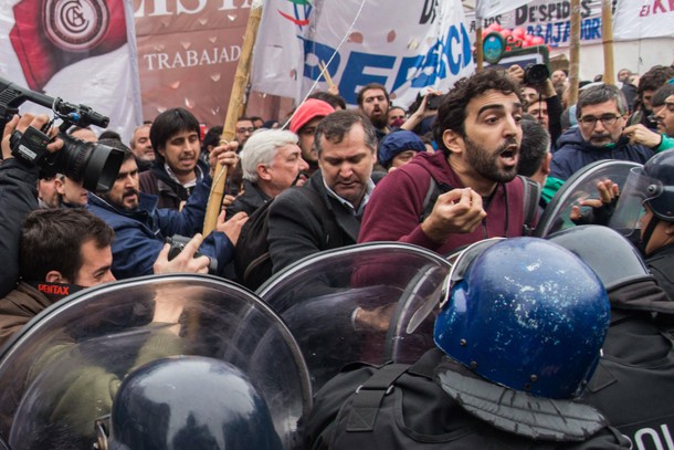 Dismissed PepsiCo Workers March in Buenos Aires