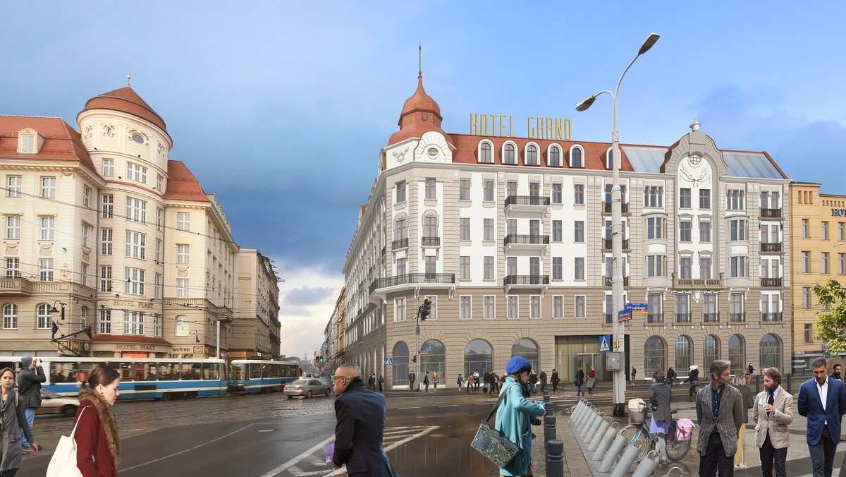 Najdalej za trzy lata zamknięty pod koniec lat 90. hotel Grand, który mieści się przy ul. Piłsudskiego we Wrocławiu, ma przestać straszyć swoim wyglądem. Właściciel obiektu, firma Rafin, zapewnia, że czterogwiazdkowy obiekt w końcu odzyska dawny blask i doczeka się remontu z prawdziwego zdarzenia.