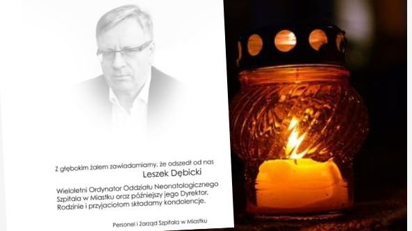 Zmarł znany pediatra dr Leszek Dębicki