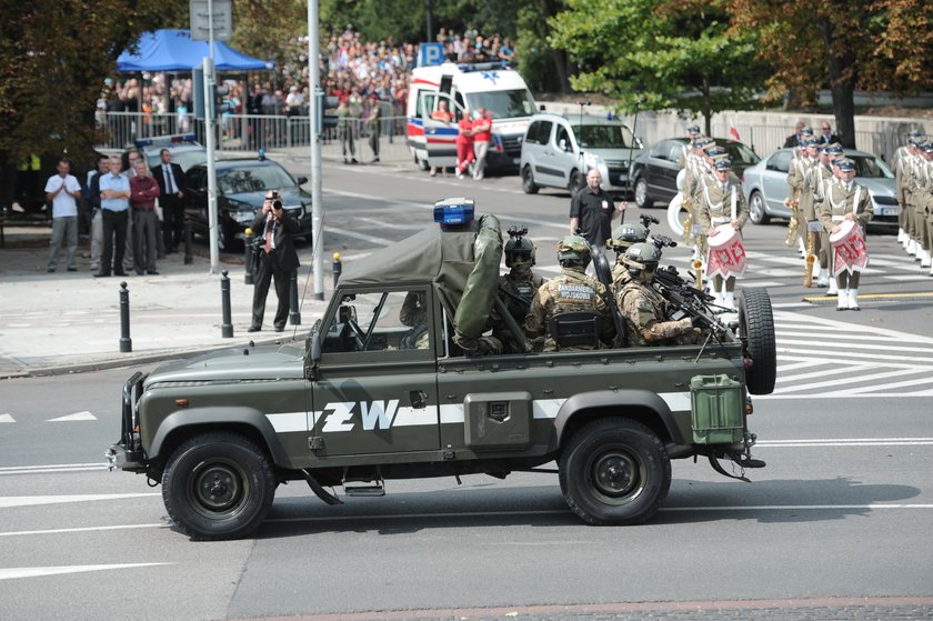 Defilada z okazji święta Wojska Polskiego