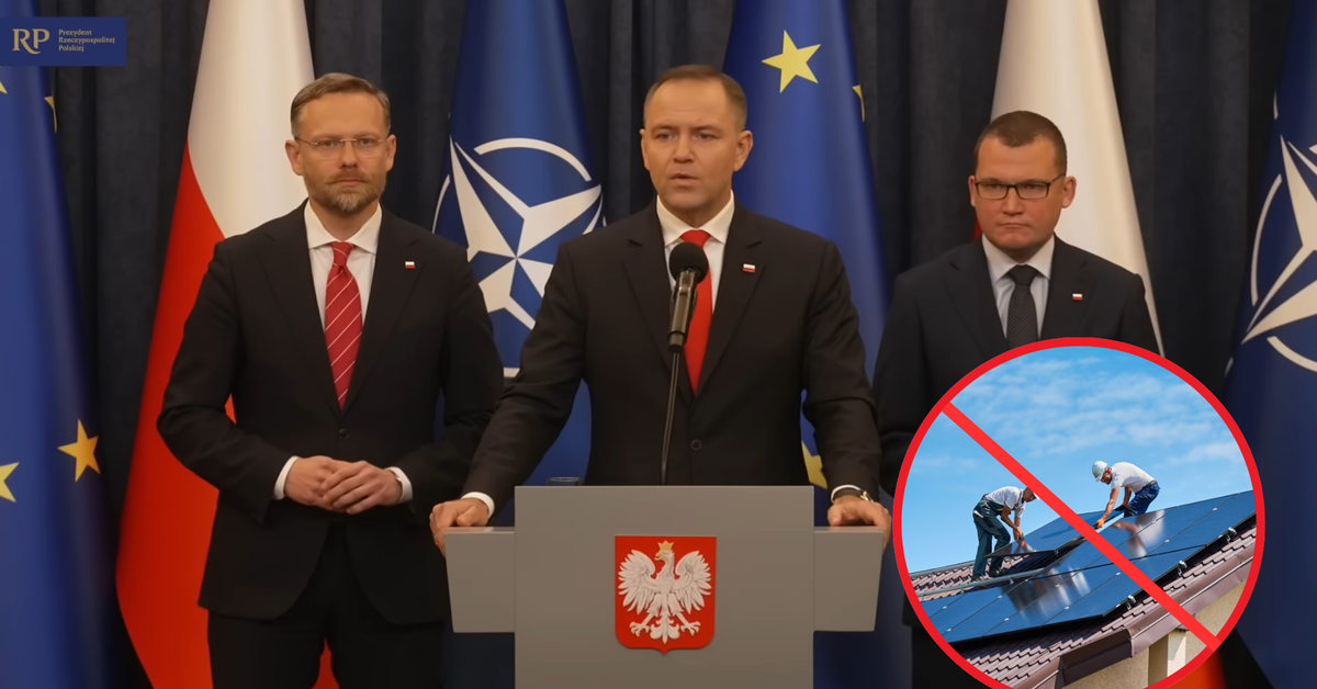 Jest kolejne weto Prezydenta Karola Nawrockiego: 1. Nie będzie tańszych rachunków za energię elektryczną. 2. Nie będzie łatwo dostępnych instalacji fotowoltaicznych. Ich moc pozostanie ograniczona, a ich instalację wciąż będzie można łatwo zablokować