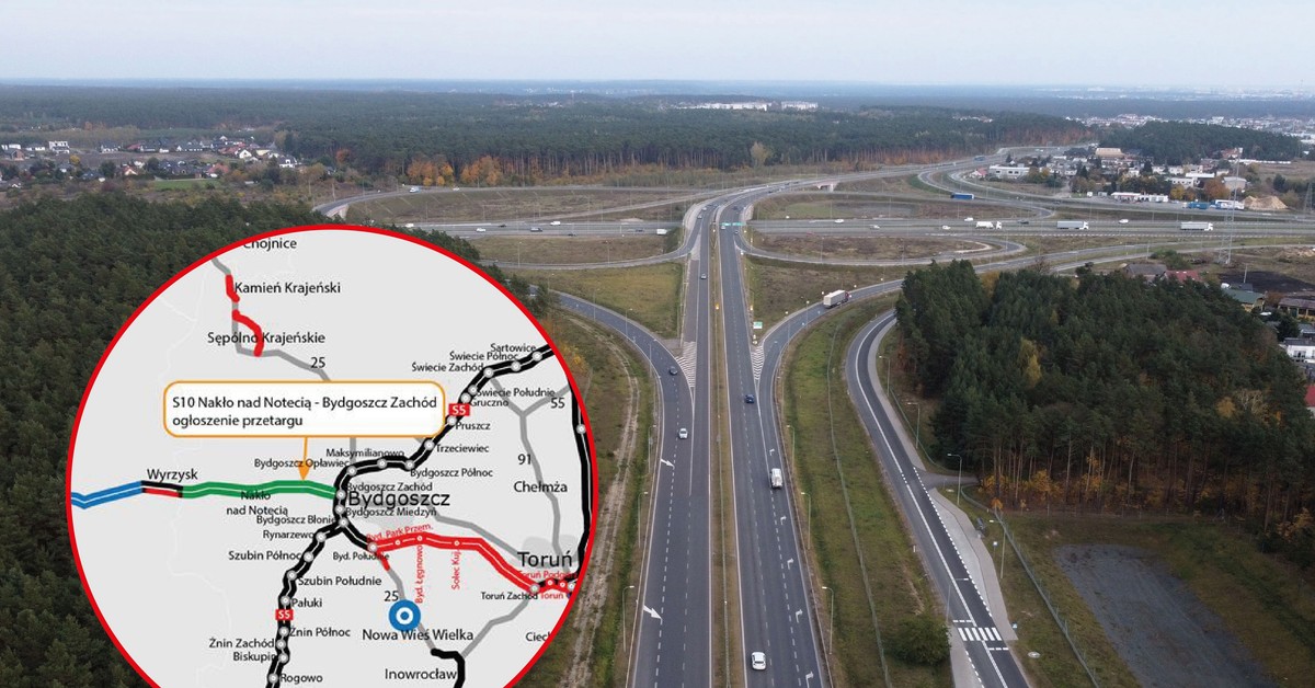 Strategiczna trasa dla Europy. Rusza przetarg na kolejny odcinek S10 [MAPA]