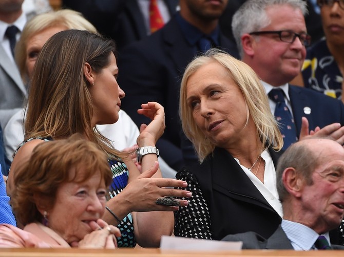 Julija Lemigova i Martina Navratilova