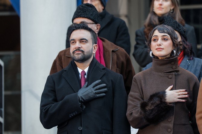 Zohran Mamdani sa suprugom Ramom Duvadži