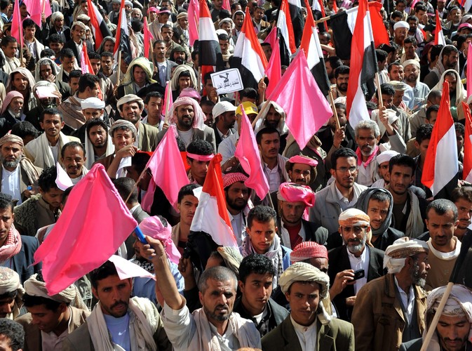Protest w Jemenie