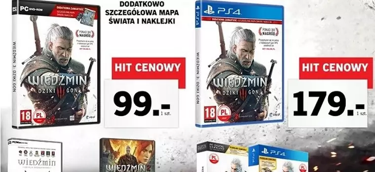 Wiedźmin 3 w Lidlu. W wersji na PC i PS4!