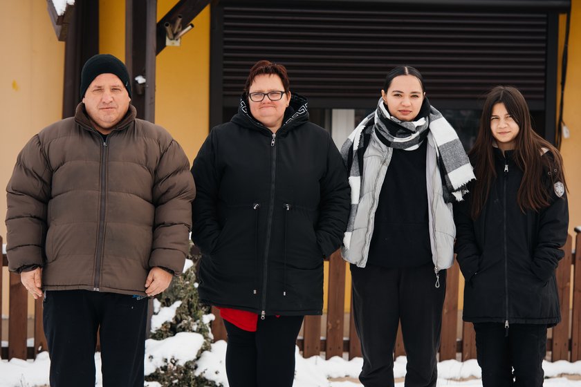 Czteroosobowa rodzina potrzebowała pomocy. 