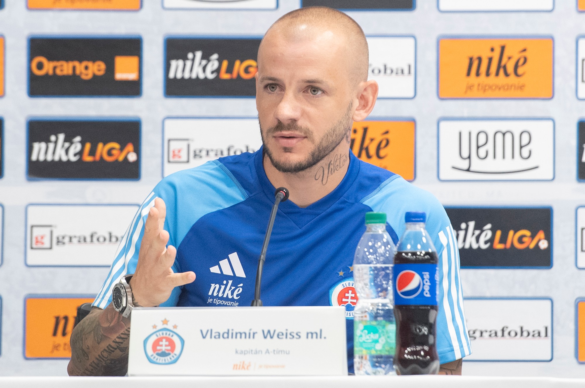 Kapitán ŠK Slovan Bratislava Vladimír Weiss ml.