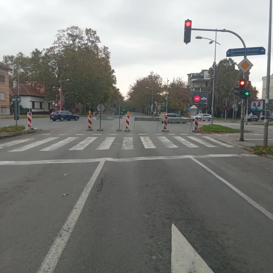 radovi na putu Novi Sad
