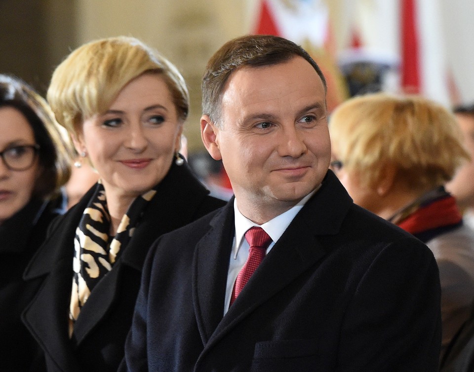 Andrzej Duda i Agata Kornhauser-Duda