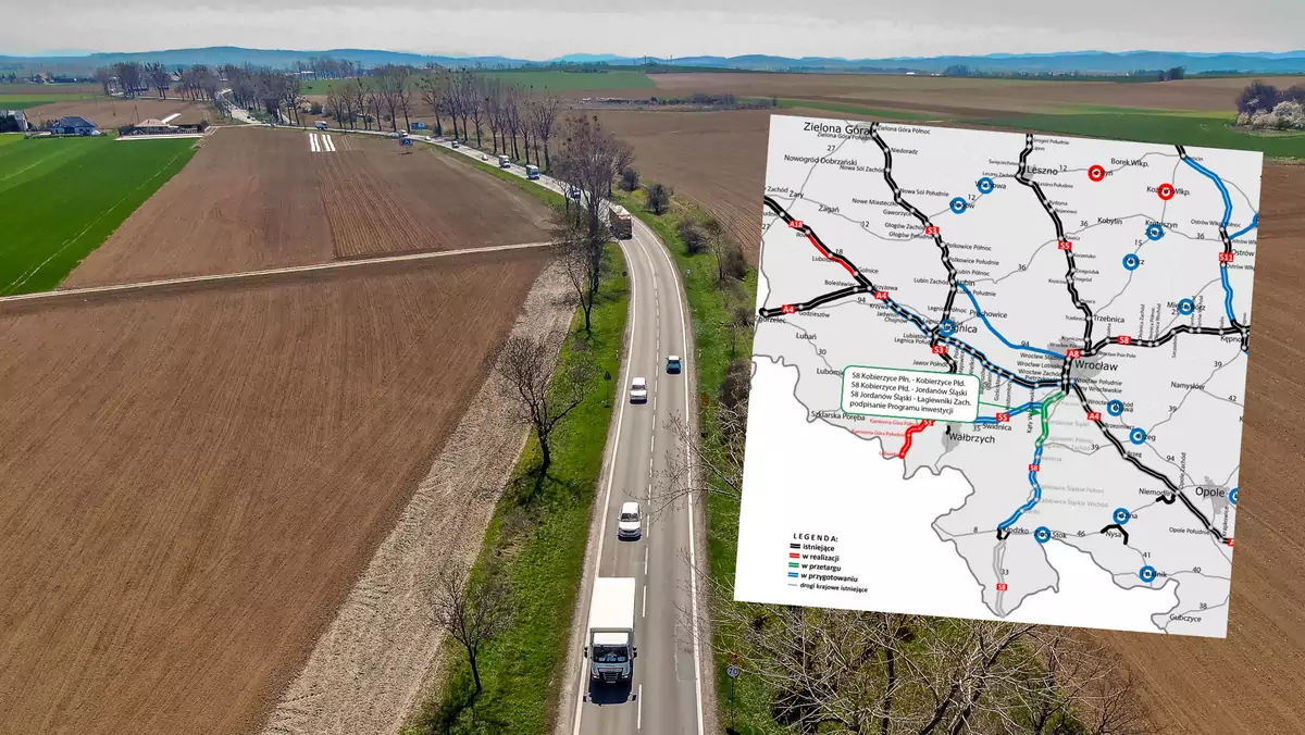 GDDKiA może budować drogę ekspresową S8 na południe od Wrocławia