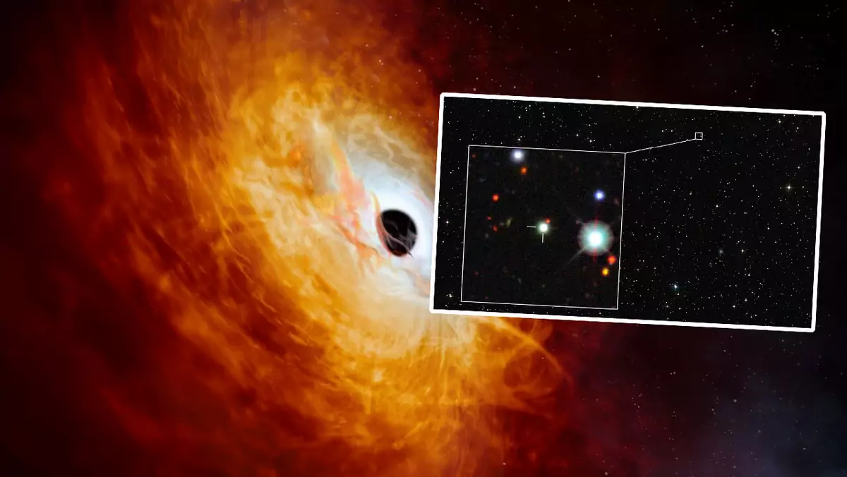 Czarna dziura w kwazarze J0529-4351