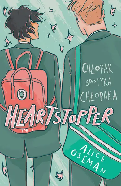 Okładka pierwszego tomu &quot;Heartstopper&quot;