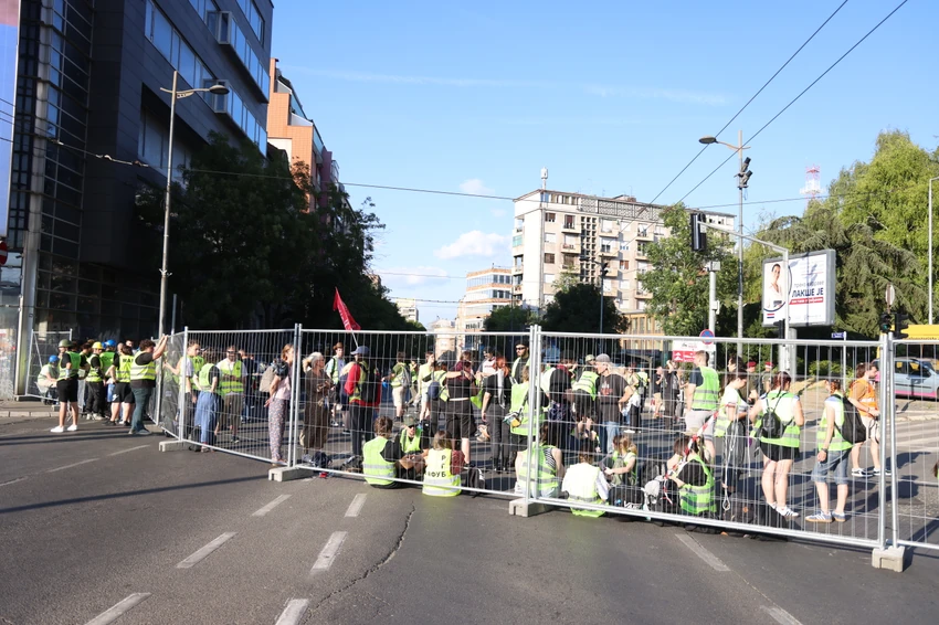 Studenti u blokadi u Takovskoj