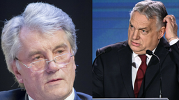 juszczenko  do orbana: spójrz na to zdjęcie. przypomnij sobie, kim byłeś