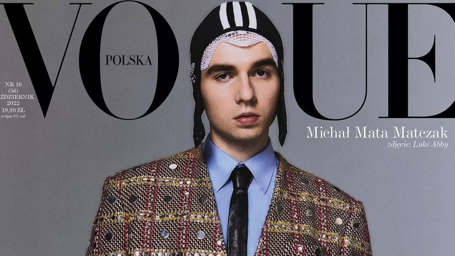 Michał "Mata" Matczak pierwszym mężczyzną na okładce "Vogue Polska"