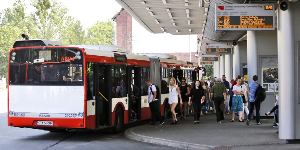 Dworzec autobusowy w Tarnowskich Górach