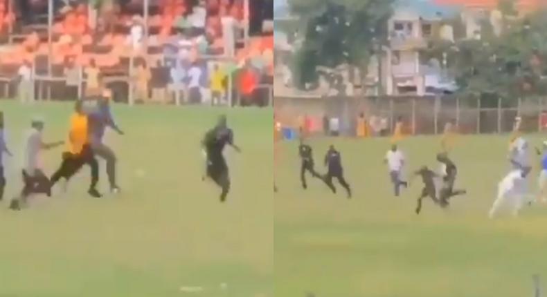 Watch: Ugly scenes as fans chase and beat up referee during BA United vs RTU game