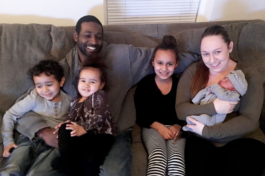 Lamar Ostin s porodicom