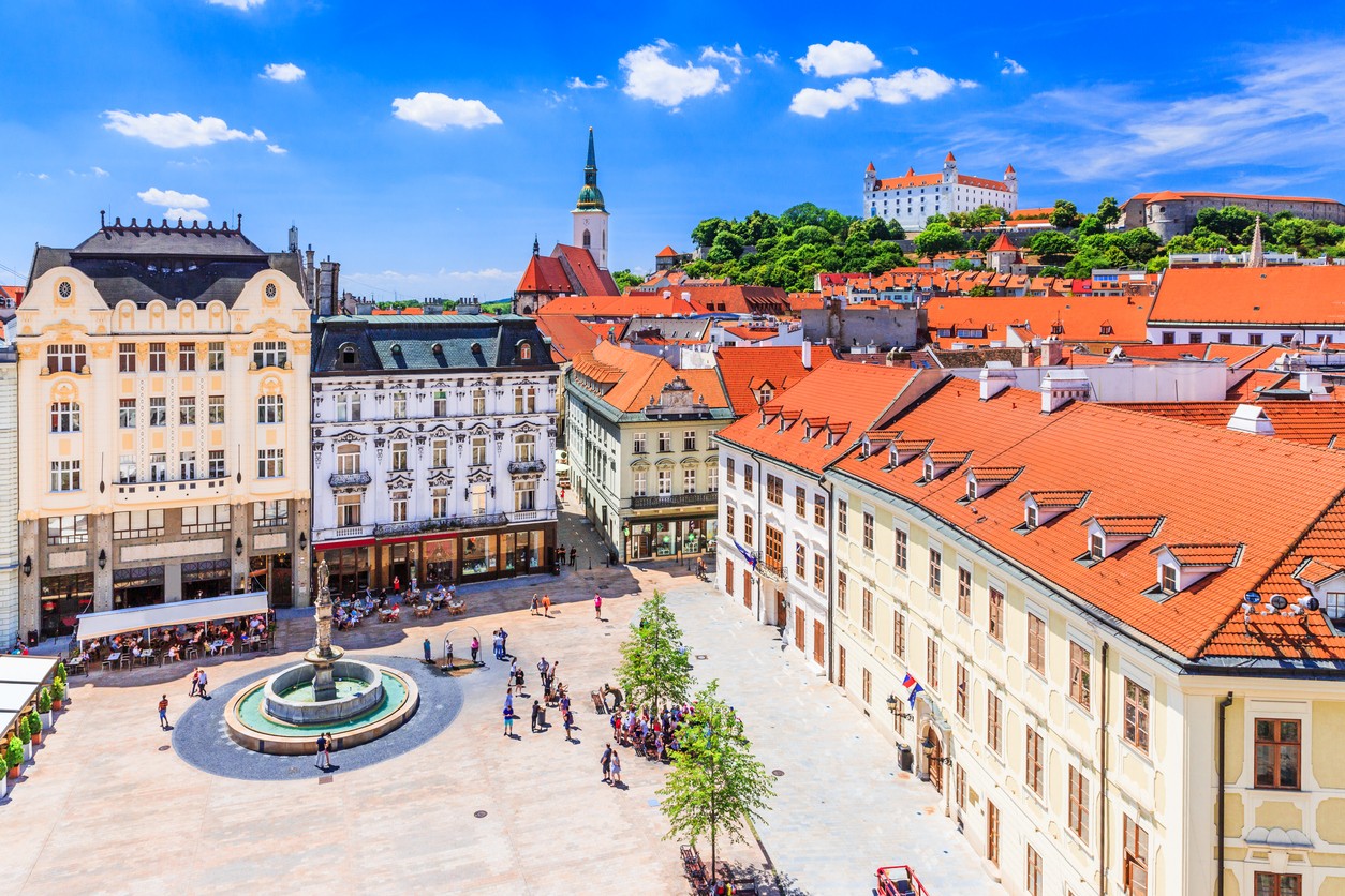 Hlavné mesto Slovenska, Bratislava.