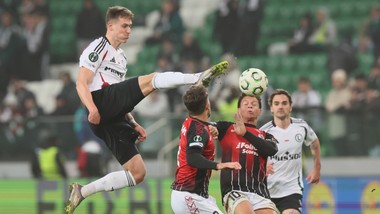 liga konferencji. legia uratowała honor. rekordowa seria porażek zakończona