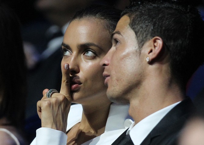 Irina Šajk i Kristijano Ronaldo