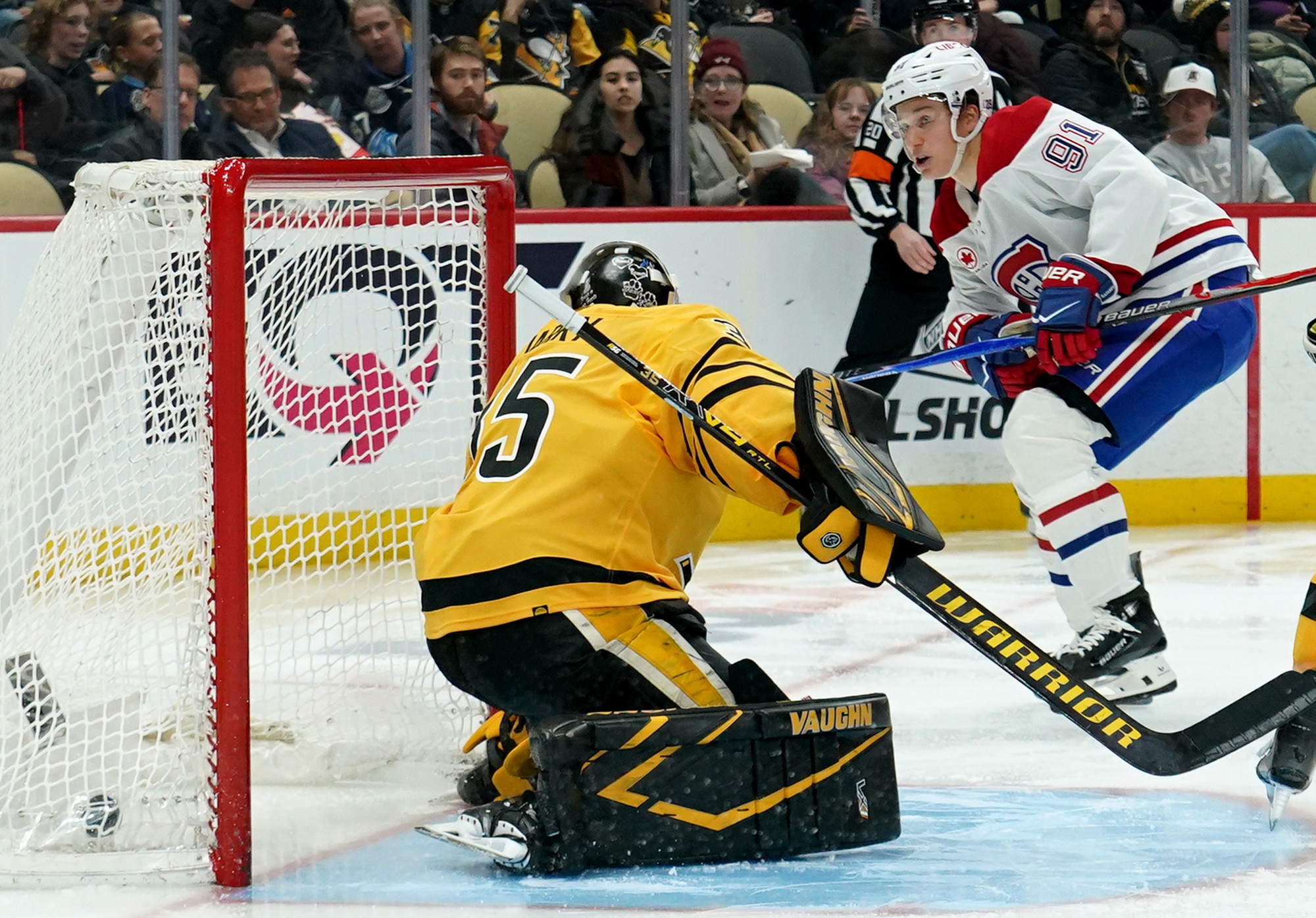 Zápas NHL: Pittsburgh Penguins - Montreal Canadiens.