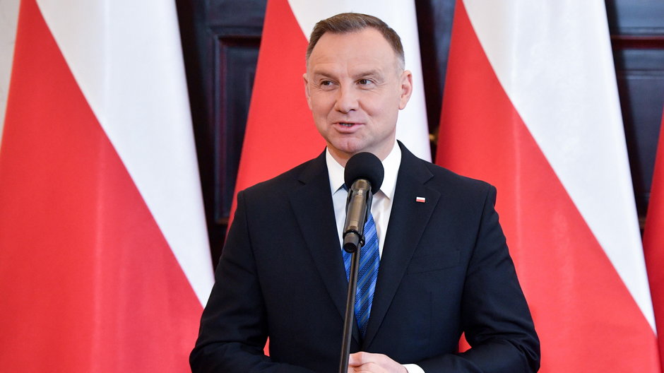 Prezydent RP Andrzej Duda na spotkaniu z uczestnikami 4. edycji Stażu Prezydenckiego