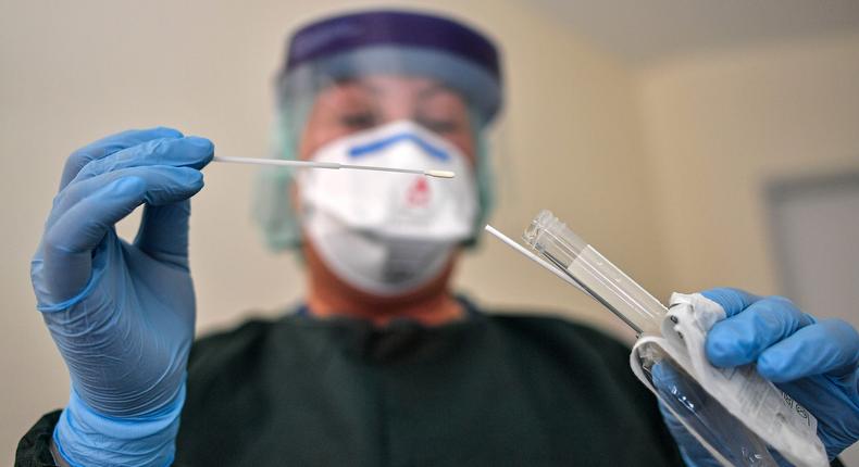 Illustrative photo of coronavirus testing in a laboratory (AFP) 