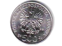 Płacił za zakupy monetą 500-złotową