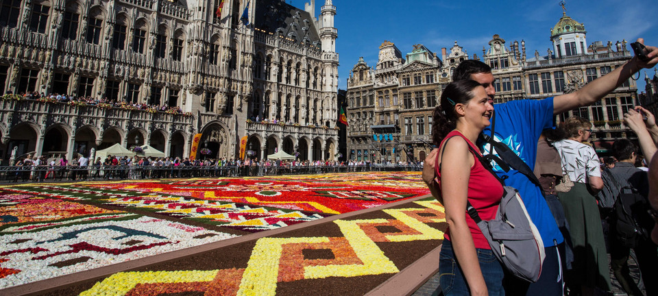 Belgia - Bruksela - kwiatowy dywan