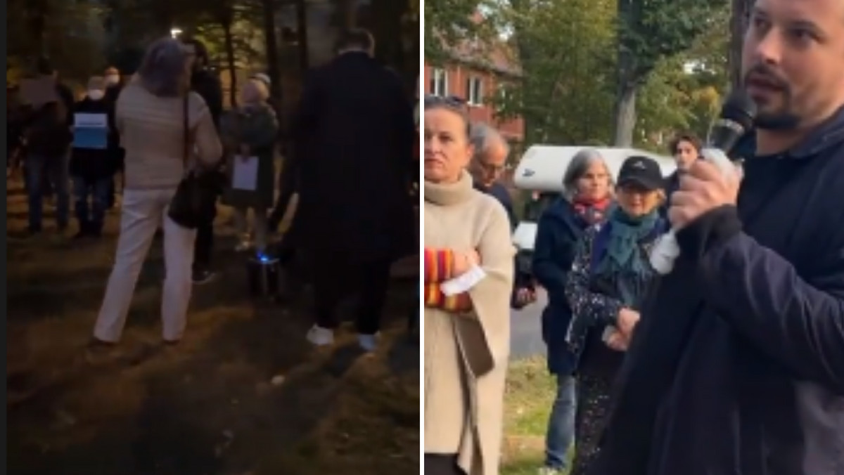 Mary Komasa protestowała przed domem Julii Przyłębskiej. "Mam dość"