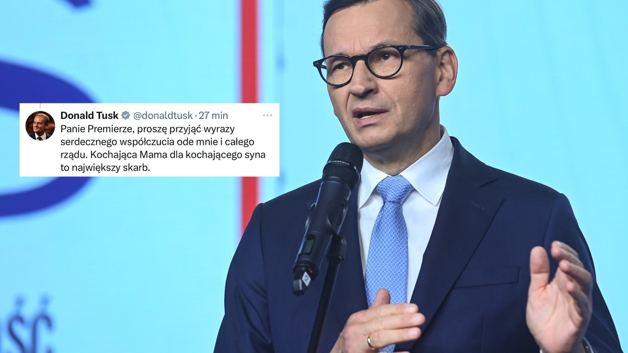 Nie żyje mama Mateusza Morawieckiego. Donald Tusk złożył kondolencje