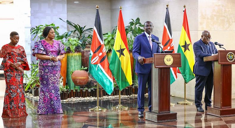 Kenya's President says Ghana democracy is a beacon of hope and inspiration to many African nations
